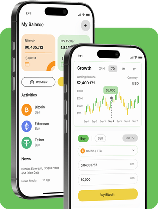 Nexo Progreso trading platform with live market data